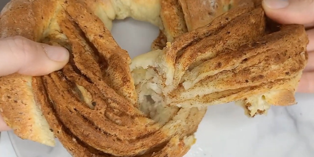 Творожная плетёнка к чаю