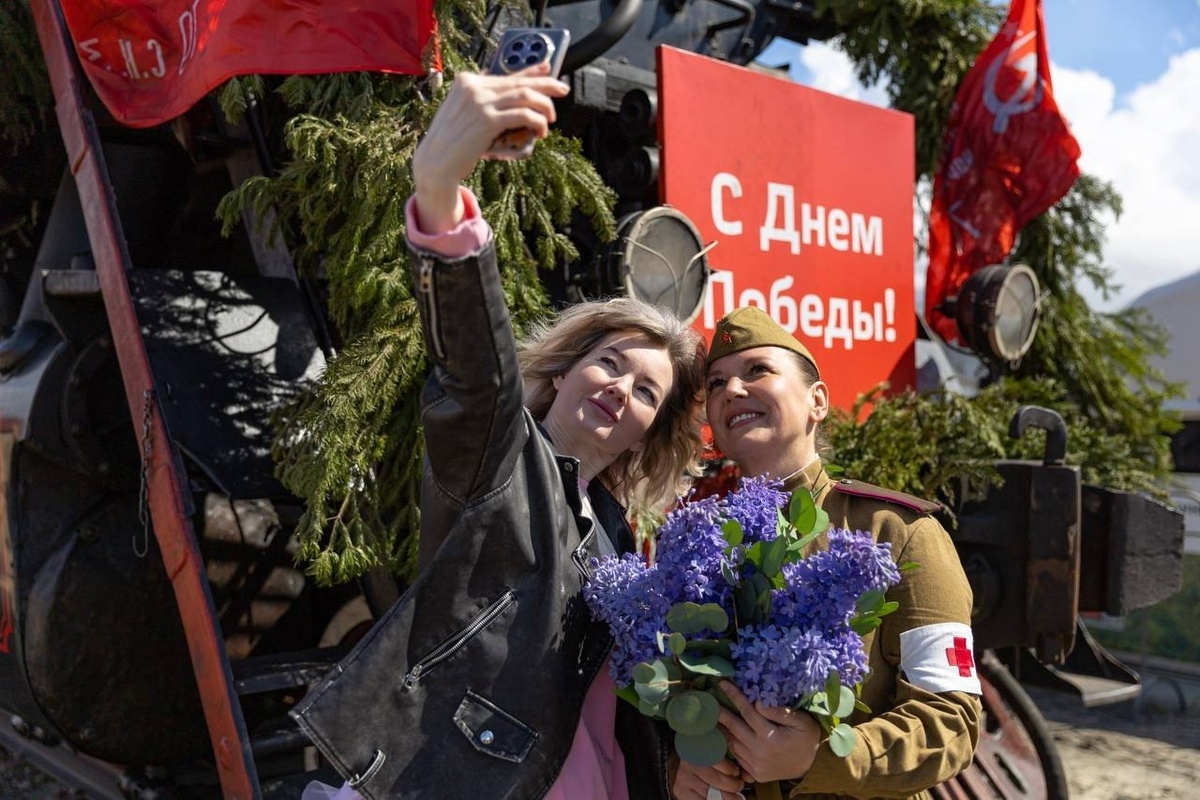    Встретили и проводили «Эшелон Победы»