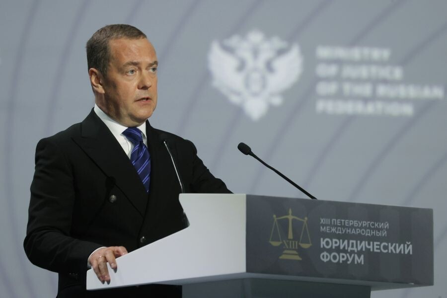    Заместитель председателя Совета безопасности России Дмитрий Медведев / Источник: © Екатерина Штукина/РИА Новости