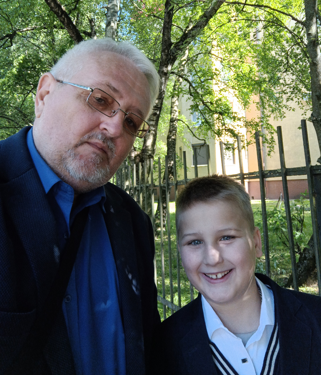 Это я с сыном. 