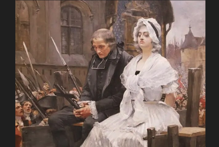 Франсуа Фламенг. «Мария-Антуанетта едет на казнь»,1901.