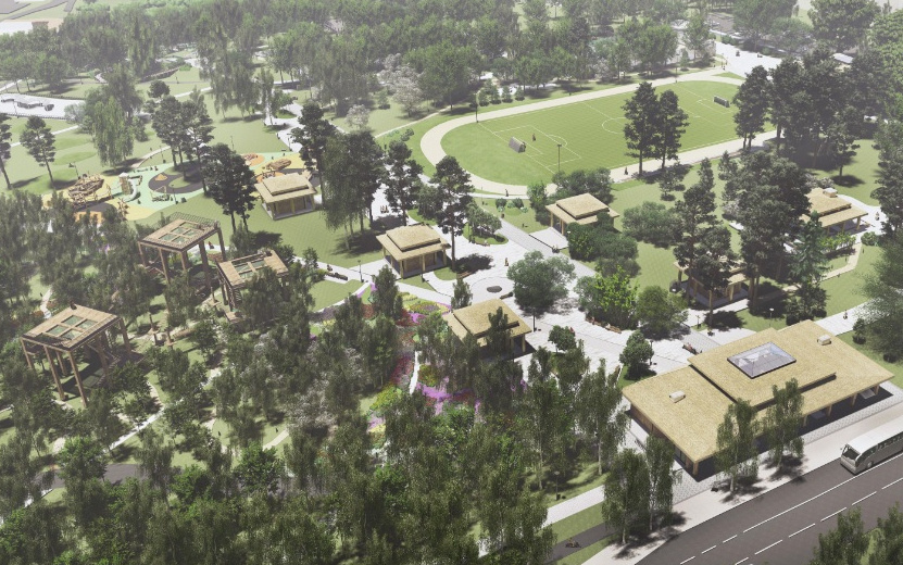    Обзорные площадки, искусственный ручей и новый стадион: как преобразится «Березовая роща» в Ижевске за ближайшие два года