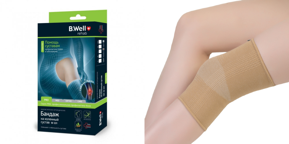 Коленный бандаж B.Well W-331