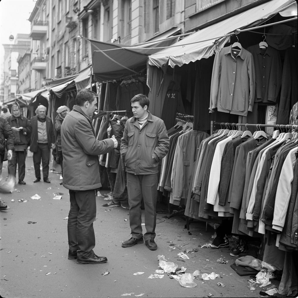 В 1990-х страна превратилась в сплошной базар