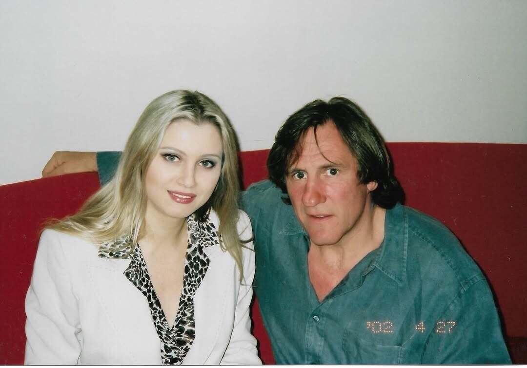    Лена Ленина и Жераре Депардье