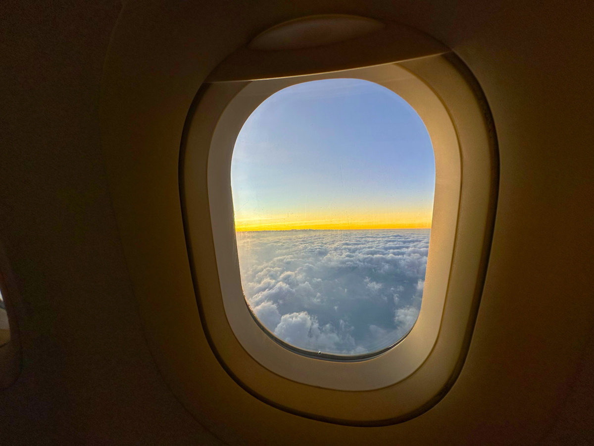 Вид из самолета, рейс Бангкок - Гонконг