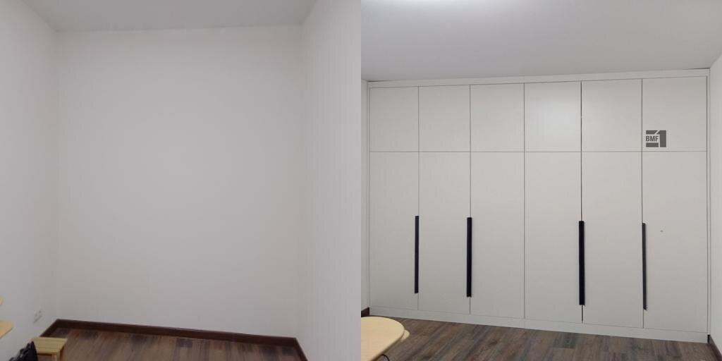 Коллаж ДО/ПОСЛЕ. Фото на телефон сразу после монтажа.