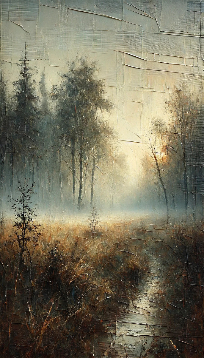 Просвет между деревьями