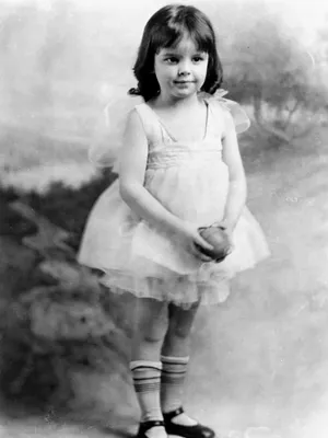 Фотография Джуди Гарленд неизвестного фотографа, 1924 год