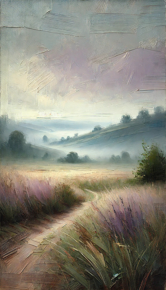 Вереск вдоль тропинки