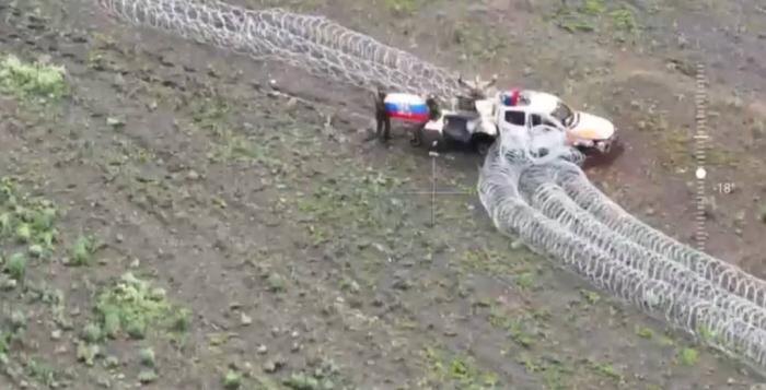 Первые кадры присутствия наших войск на границе, источник Телеграм-канал Военкор Гавриш