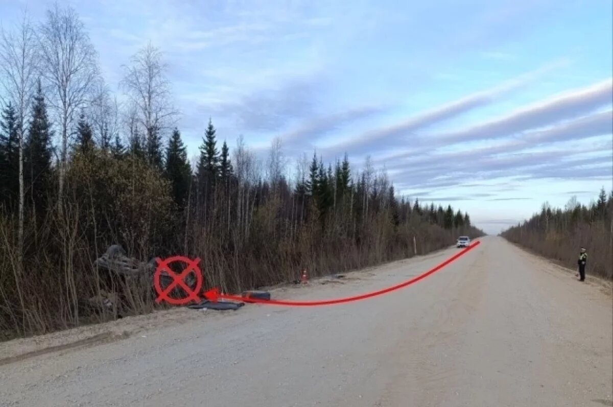    Четыре женщины пострадали в жёстком ДТП с улетевшей в кювет машиной в Коми