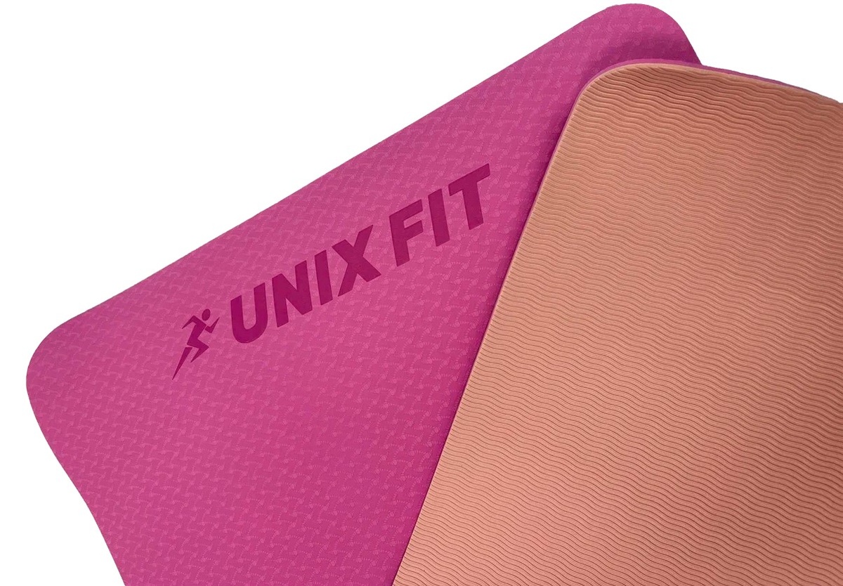 Коврик для йоги и фитнеса UNIX Fit