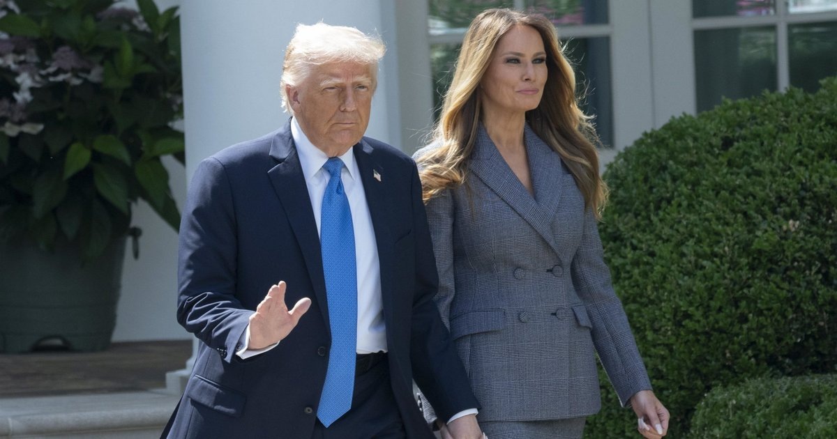 Мелания и Дональд Трамп