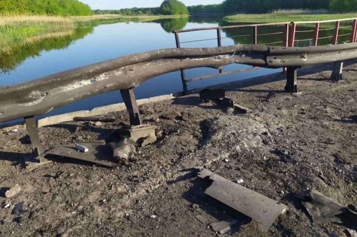    Хинштейн: беспилотник ВСУ атаковал автомобильный мост в Курской области