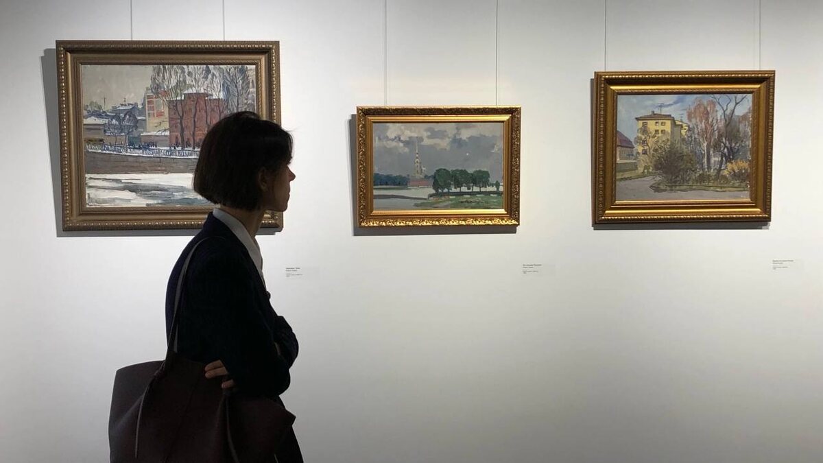 Фото с открытия выставки «МАСТЕРСКАЯ – ЛЕНИНГРАД: Ефим Падва и его любимый город».