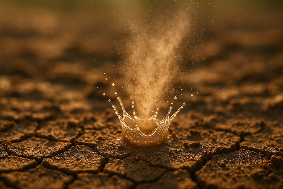 Под слоем почвы кипит жизнь: бактерии Streptomyces выделяют геосмин — именно он дарит дождю тот самый «землистый» аромат, который мы чувствуем сразу после первых капель.