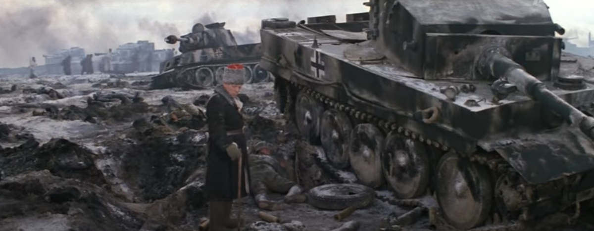 Кадр х\ф "Горячий снег",1972 год