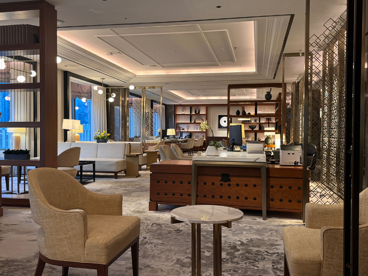 Зона ожидания Lotte Hotel Seoul