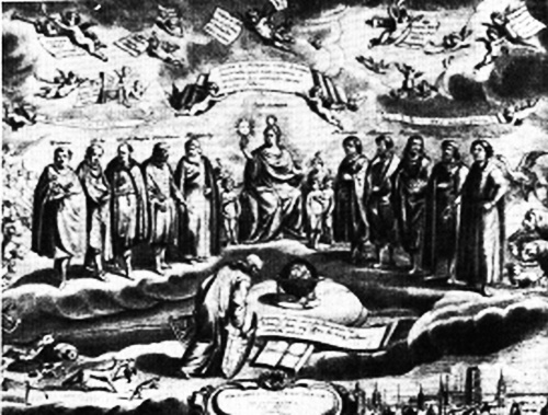 Гевелий представляет на суд астрономов свои созвездия