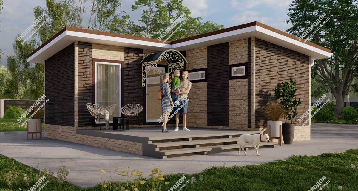 Внешний вид дома "Снегиревка"