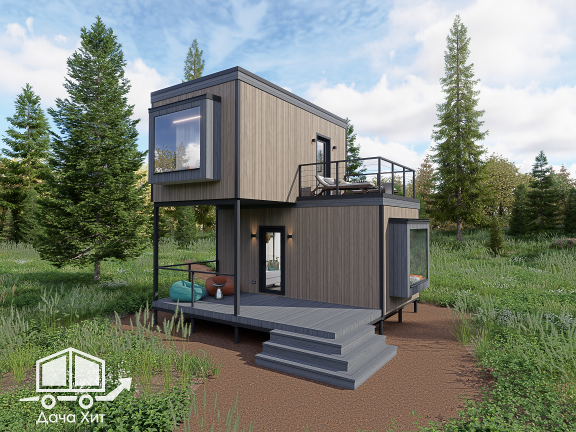 Дача Хит модульный дом для бизнеса глэмпинга 