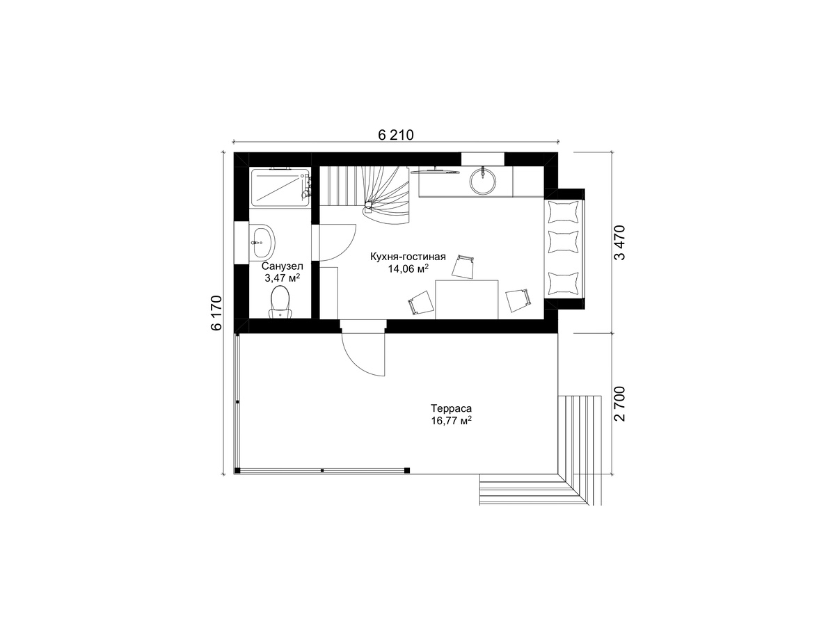 планировка чертеж Дача Хит модульный дом для бизнеса глэмпинга