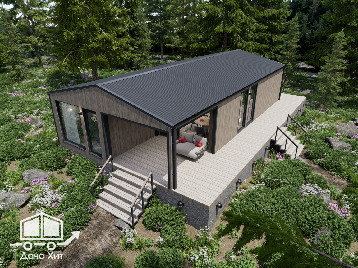 Дача Хит модульный дом москва на заказ