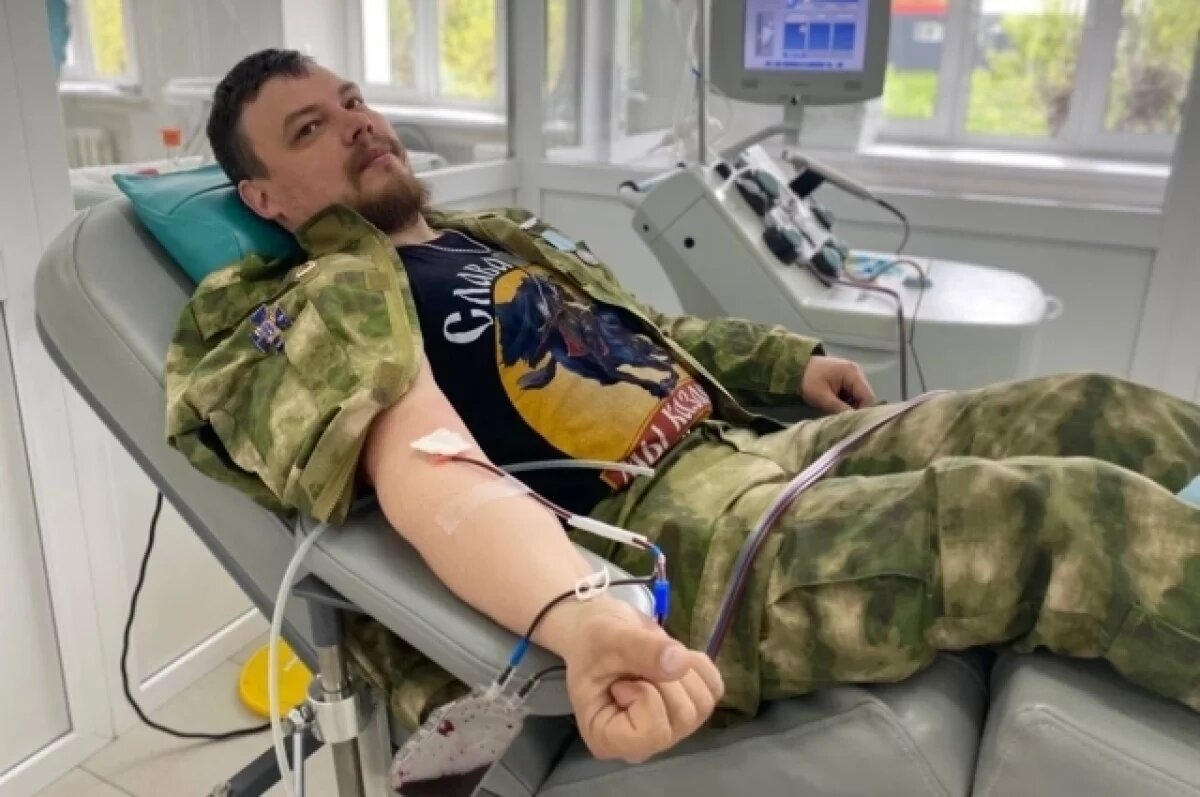    Ветеран СВО сдал тромбоциты, чтобы спасти жизнь пациенту одного из медучреждений Кирова.