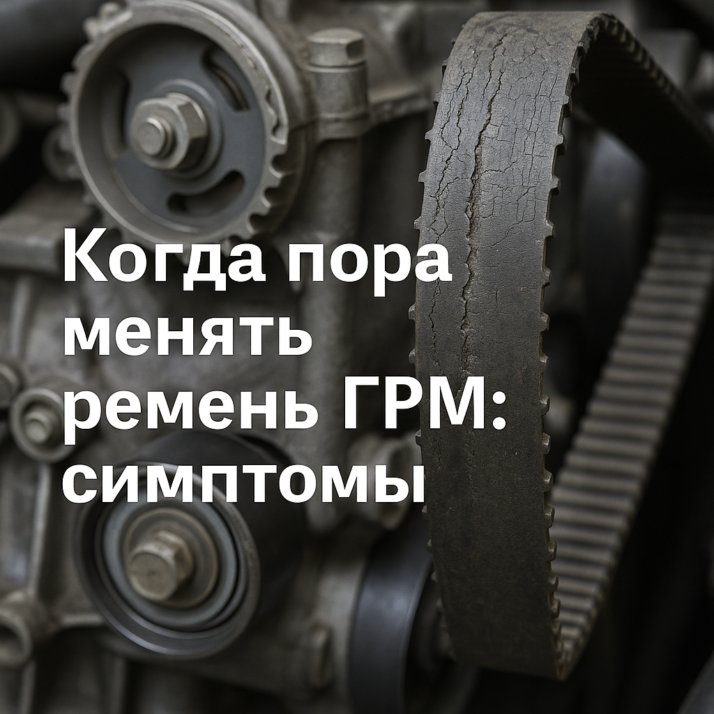 Когда менять ремень ГРМ