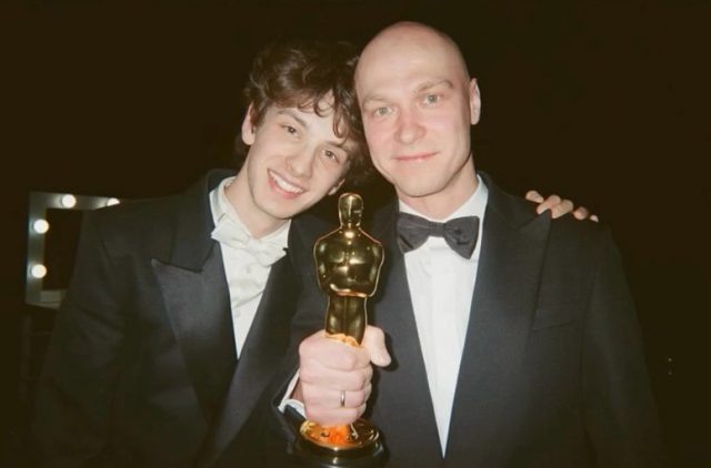    Марк Эйдельштейн и Юра Борисов. Фото: социальные сети