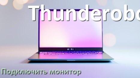 
Как подключить ноутбук Thunderobot к монитору через HDMI и VGA