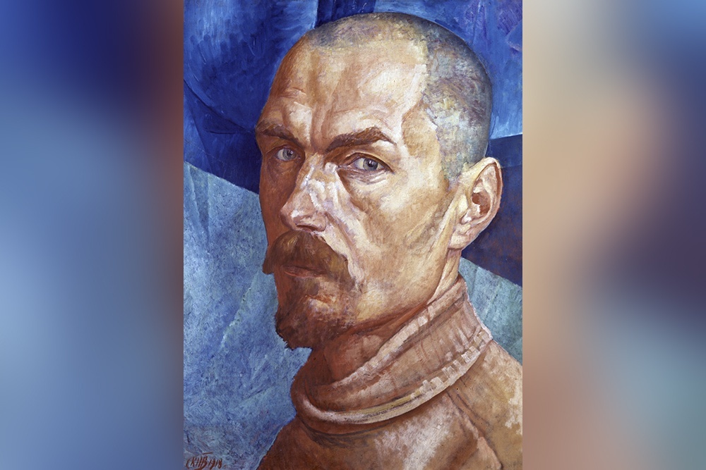    Кузьма Сергеевич Петров-Водкин, "Автопортрет", 1918 год. / Фото: Павел Балабанов/РИА Новости