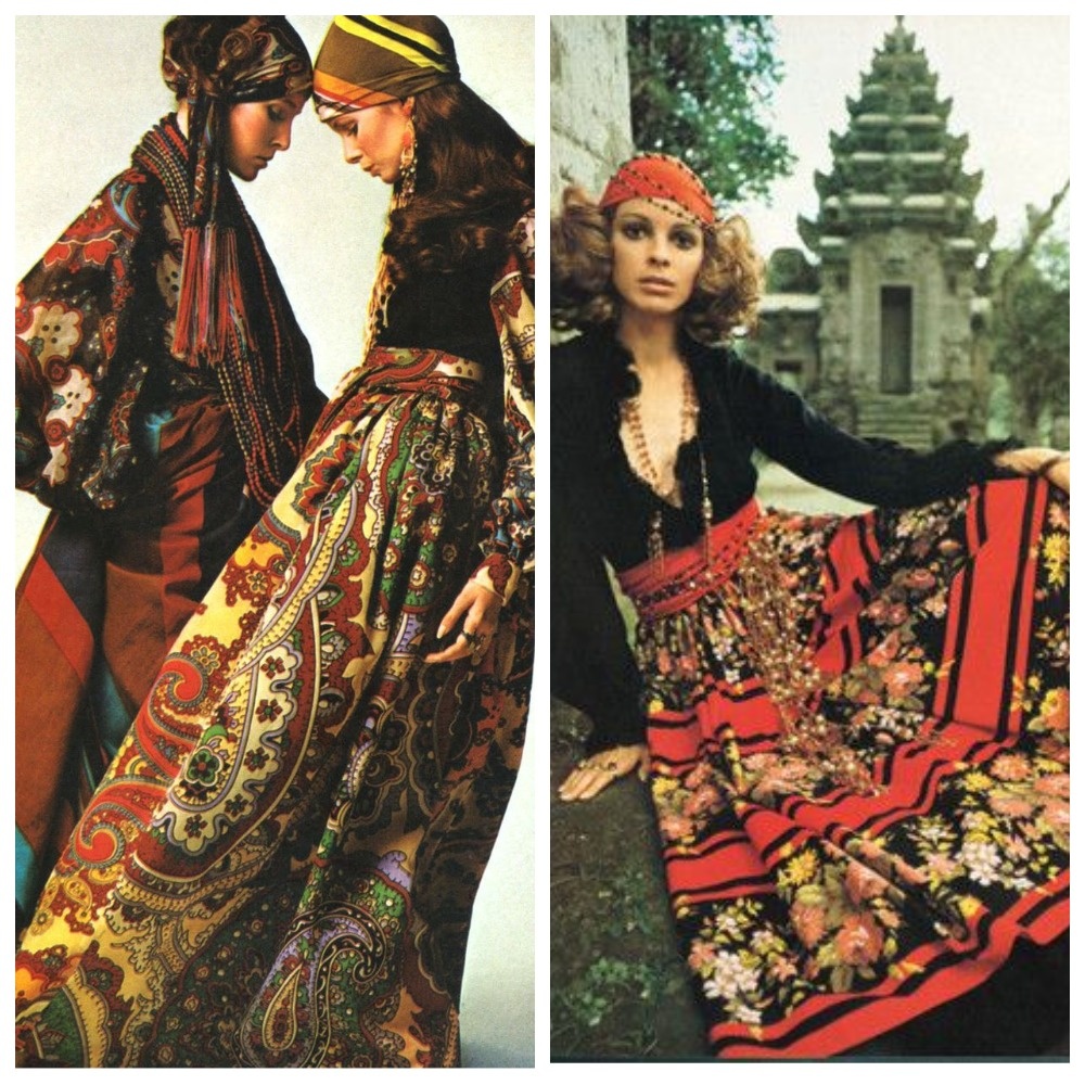 Модная съемка. 1970-е годы 