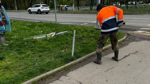    В Кирове демонтируют пешеходные ограждения по новым стандартам