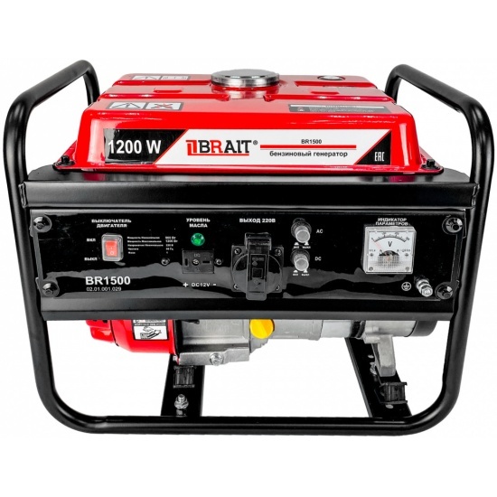 Выглядит генератор BRAIT BR 1500 довольно аскетично, но ведь главное - что внутри, правда?