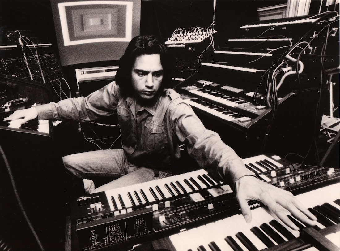 Jean-Michel Jarre at work