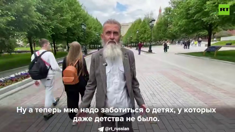 ФОТО: кадр видео телеграм-канала" RT на русском"