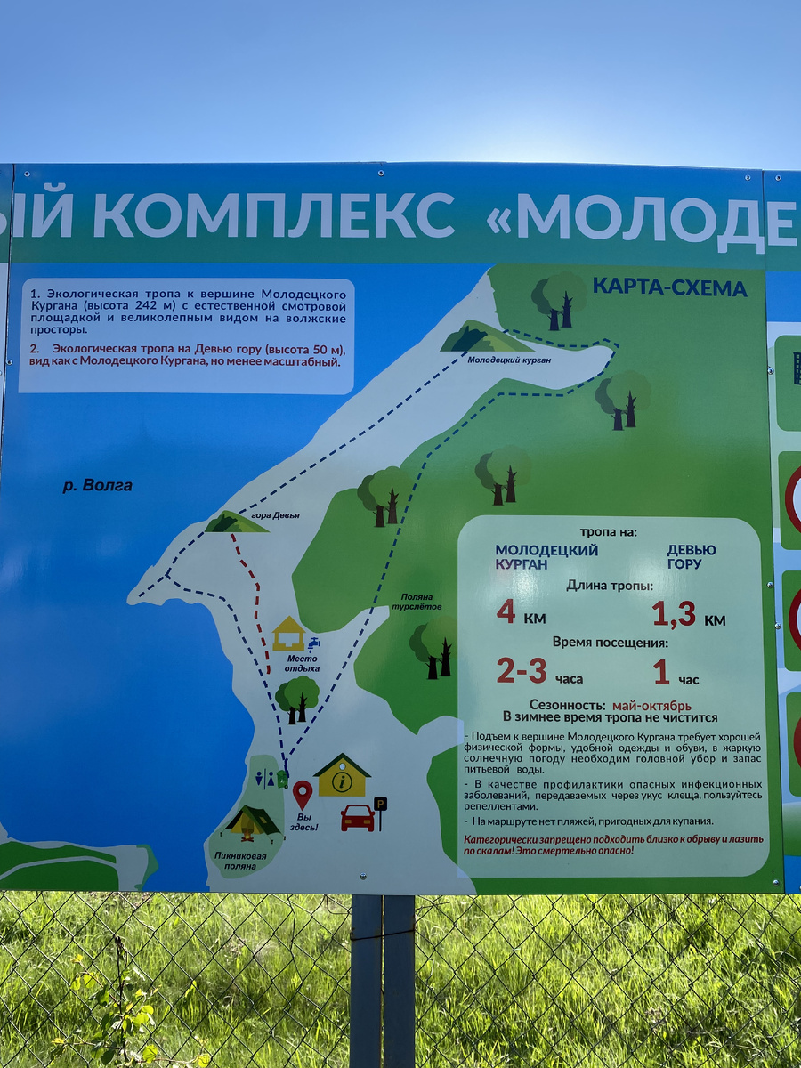 Схема маршрута