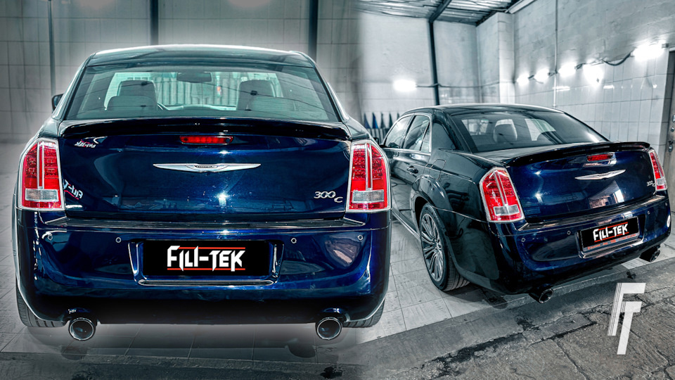 Установка насадок на Chrysler 300C