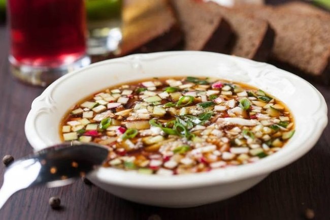    окрошка на квасе