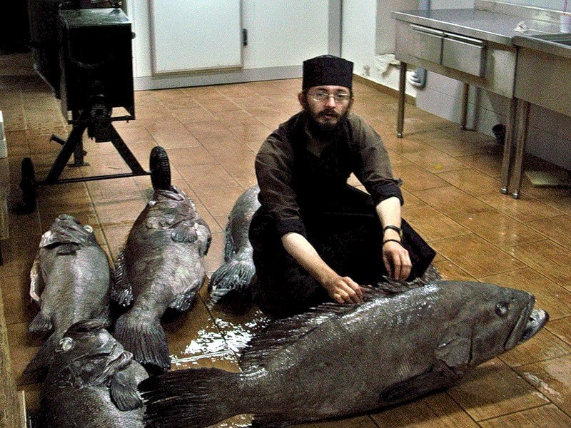 Афонский монах. Нашла его в сети. Привела к вам.