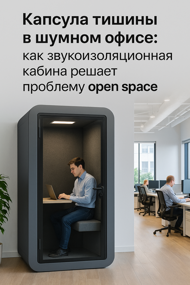 Капсула тишины в шумном офисе