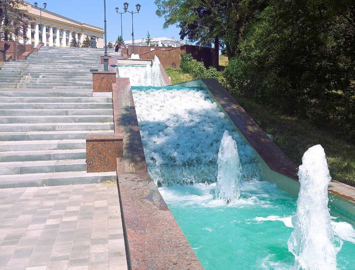 Каскад фонтанов г.Липецк