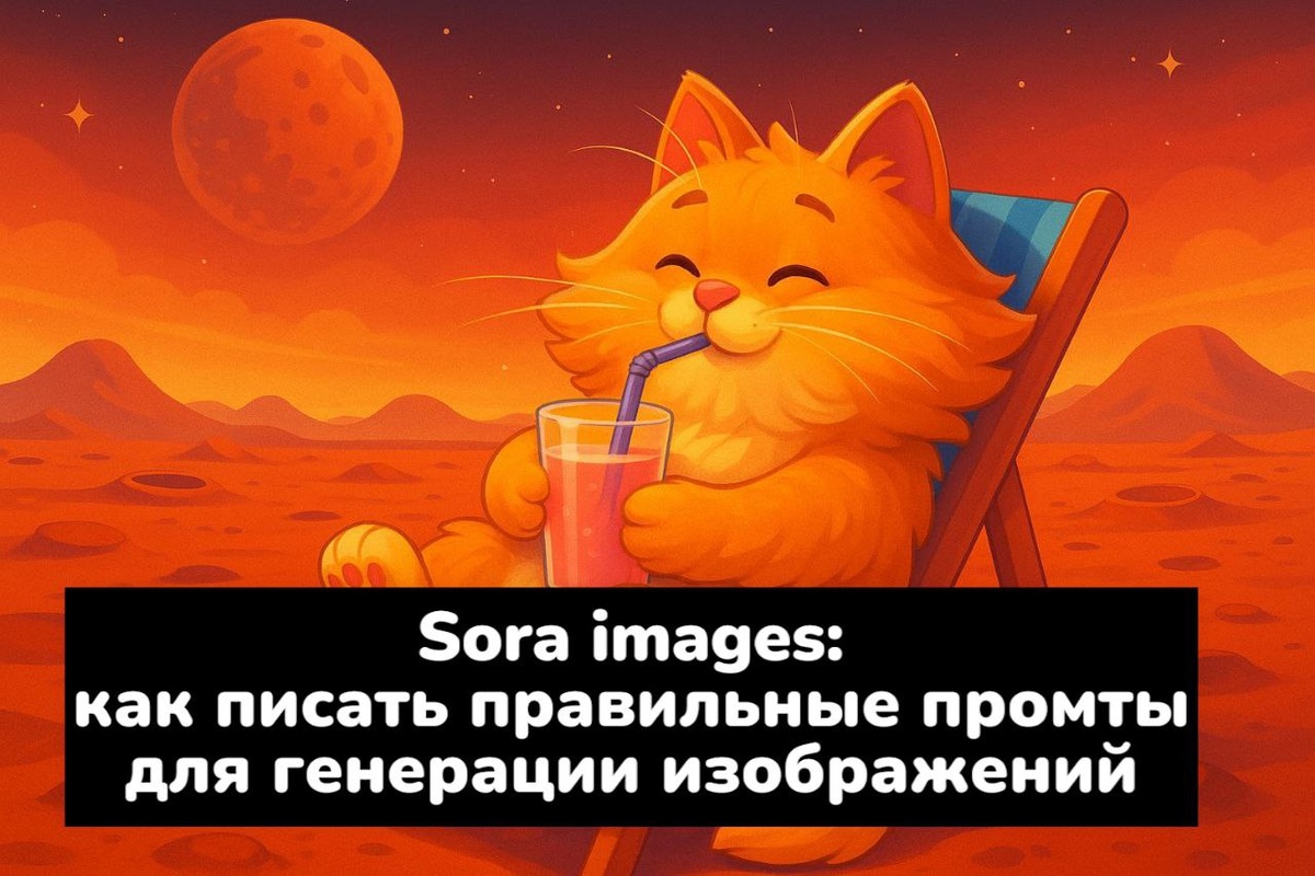 Sora images: как писать правильные промты для генерации изображений