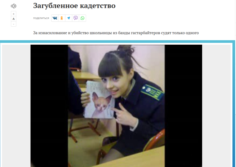    Скриншот статьи "МК"