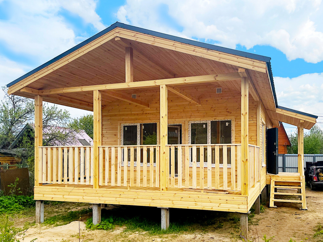 Каркасный дом в СНТ Мир