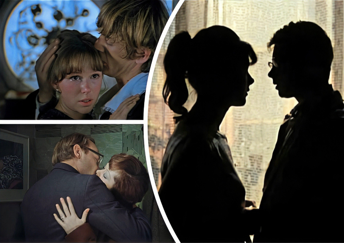 мой фотоколлаж - Тест. Старое доброе кино: угадайте фильм по поцелую в кадре