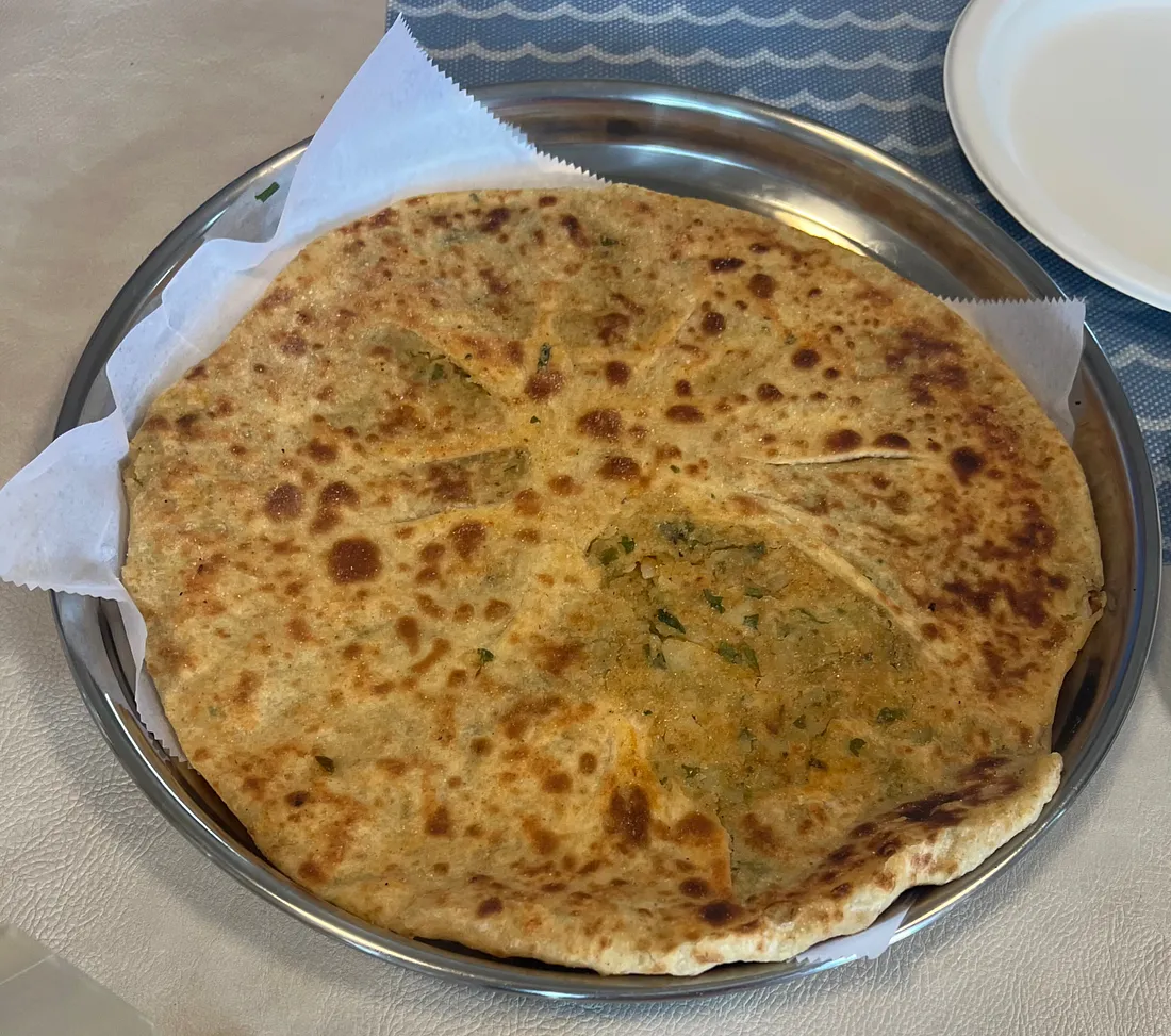 Парантха с картофельной начинкой