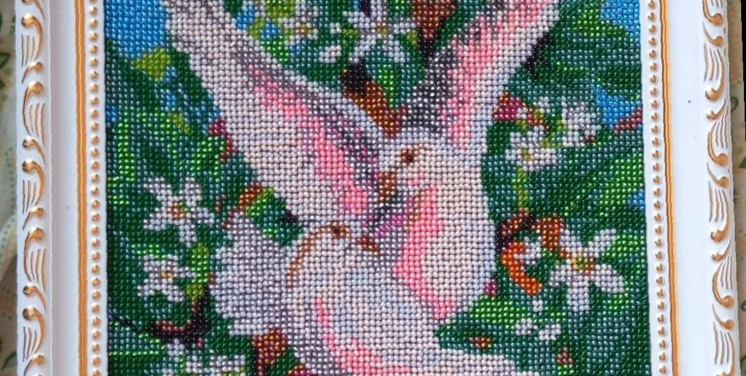 Моя картина, вышитая бисером "Запах апельсина"